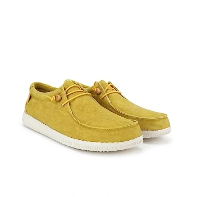 Imagen de WALK IN PITAS WP150 WALLABI Washed Mocasines de Hombre Naúticos Casual Zapatillas Verano Zapatos Casuales y Cómodos para Mostaza 43