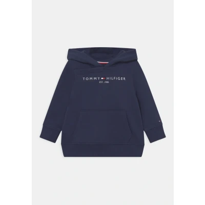 Imagen de Tommy Hilfiger Essential Hoodie Unisex Jersey con capucha para niños, Talla: 6 9m, Twilight navy