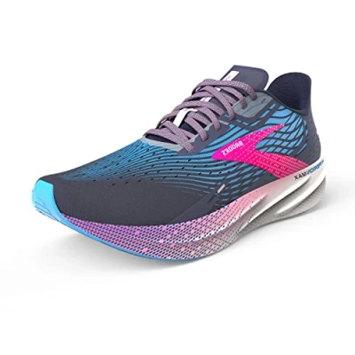 Imagen de Brooks Hyperion MAX, Running Shoe Mujer, Peacoat/Marina Blue/Pink GLO, 38 EU