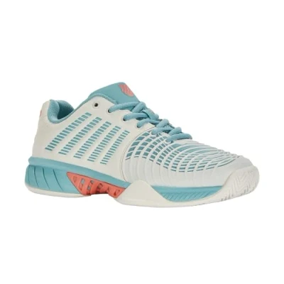 Imagen de K Swiss Express Light 3, Tenis Shoe Mujer, Blanc De Nile Blue Desert Flower, 41.5 EU