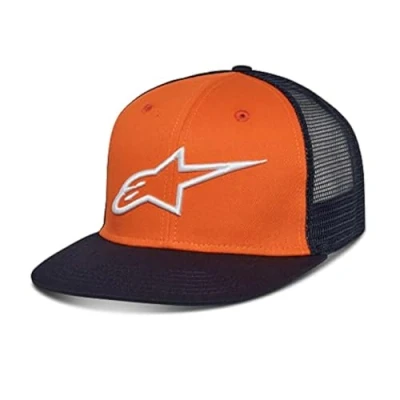 Imagen de Alpinestars, Corp Trucker, Gorra De Beisbol, Naranja/Azul Marino, Os, Hombre