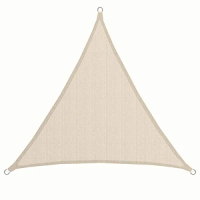 Imagen de AMANKA UPF50+ Toldo UV 2x2x2 m Triángulo Poliéster Hidrófugo Vela de Protección Solar Gris