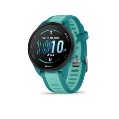 Imagen de Garmin Forerunner 165 Music, Reloj Inteligente para Correr con GPS, Pantalla Táctil AMOLED, Métricas Optimizadas, Planes de Entrenamiento, Pay, Autonomía 11 Días, Negro