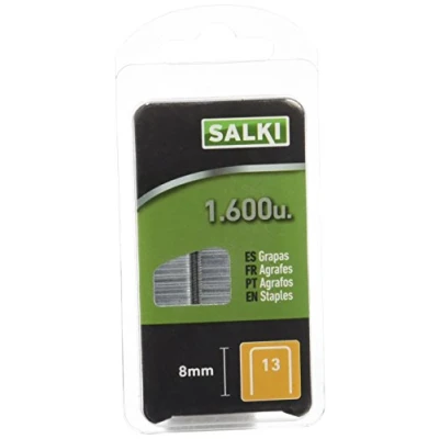 Imagen de salki 86801308 Grapa 13/08 mm para Tapizar, Metal, L