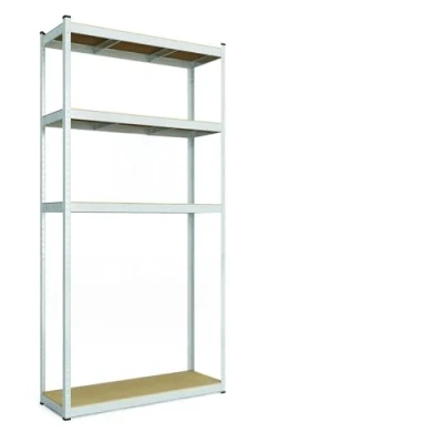 Imagen de SMART REGALY Estantería estrecha de pie Acabado: galvanizado tablero MDF Número estantes: 5 200x90x60 cm Capacidad carga los 175 kg