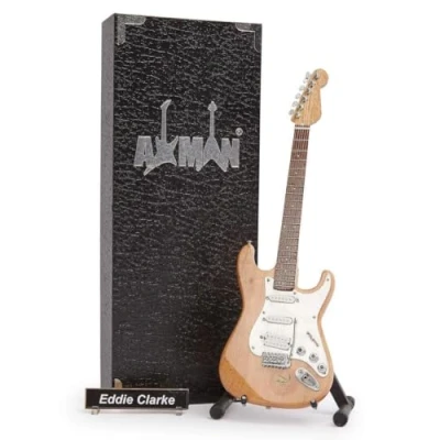 Imagen de Eddie Clarke (Motörhead) Guitarra en miniatura Regalos musicales Adorno hecho a mano