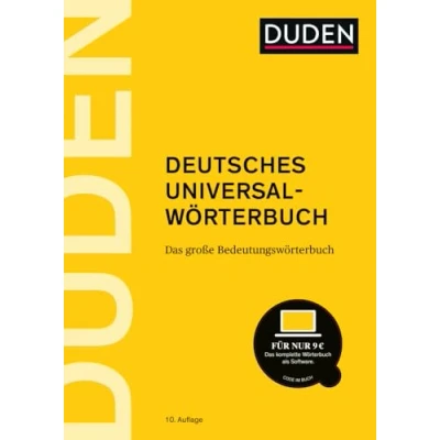 Imagen de Duden Deutsches Universalwörterbuch: Das Große Bedeutungswörterbuch