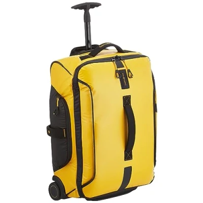 Imagen de Samsonite Paradiver Light con Ruote, Bolsa de Viaje Ruedas para Unisex, Amarillo (Yellow), S (55cm 48.5L)