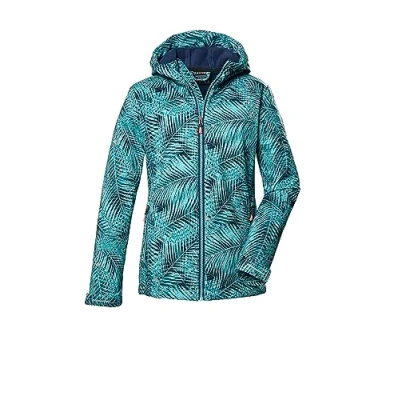 Imagen de killtec Nina Chaqueta softshell/chaqueta outdoor con capucha KOS 346 GRLS SFTSHLL JCKT, aquaverde, 128, 41888 000