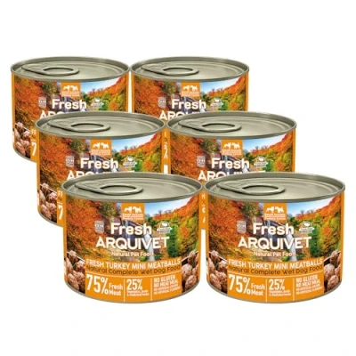 Imagen de Arquivet Fresh Mini Turkey Meatballs 200g Pack 6 Unidades