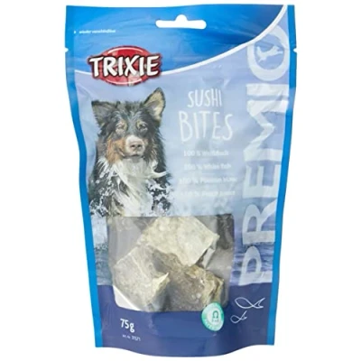 Imagen de TRIXIE Snack PREMIO Sushi Bites, 75 g, Pescado Blanco, Perro