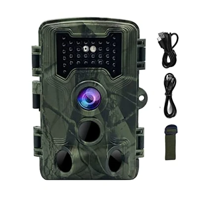 Imagen de Feloyal Cámara de Caza 36MP 1080P HD Camera Fototrampeo Nocturna 34pcs 940nm sin Brillo IR LED Gran Angular 0.3s Velocidad Impermeable IP66 para Monitoreo Vida Silvestre y Hogar Exterior