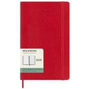 Imagen de Moleskine Weekly Planner, Agenda Semanal con Espacio Para Notas 12 Meses 2025, Tapa Blanda y Cierre Elástico, Color Rojo Escarlata, Formato Grande 13x21 cm