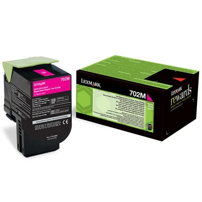 Imagen de Tóner Magenta Lexmark 702m Retornable (1000 Pag) 70c20m0