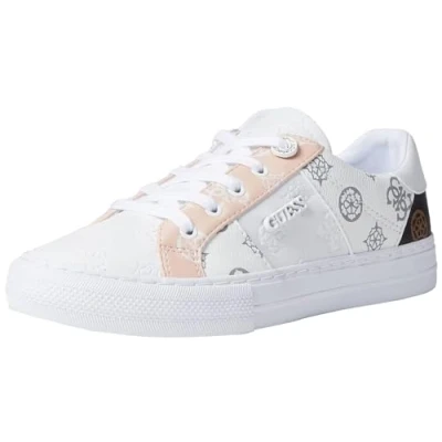 Imagen de GUESS Loven, Zapatillas Mujer, Blanco Rosa 680, 37 EU