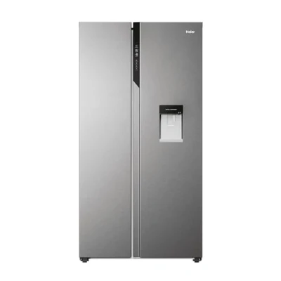 Imagen de Frigorífico americano Haier SBS 90 Series 5 HSR5918DWMP, No Frost, 177 cm, 521 l, Motor Inverter, Dispensador de Agua, Inox