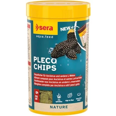 Imagen de Sera Catfish Chips Nature Alimentación, Sin Colorantes Ni Conservantes, por Rallar Ancistrus y L Bagre, 250 ml