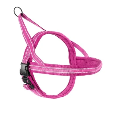 Imagen de Record Arnés para Perros Dolomitas Color Rosa Talla 2XS Circunferencia 42 50 cm Material: Nailon Trenzado con Bandas Reflectantes 3M ScotchLite