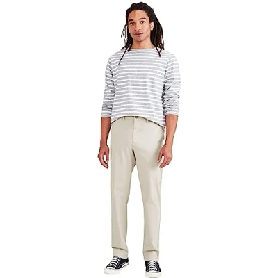 Imagen de Dockers Smart 360 Flex Chino Slim, Casual Pants Hombre, Beige (Sahara Khaki), 34W / 30L