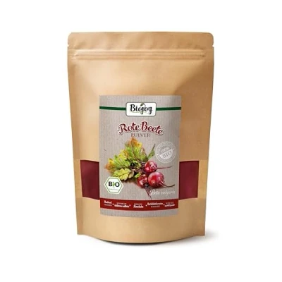 Imagen de Biojoy Remolacha Roja en Polvo Ecológica (500 g), cruda, sin aditivos (Beta vulgaris)