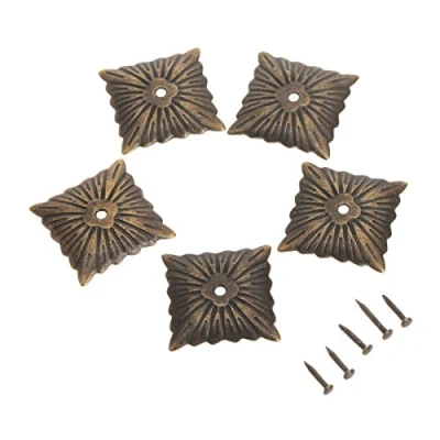 Imagen de Mgoodoo 100 uds hierro tachas muebles de hardware uñas bronce antiguo decorativo tapicería tack tachones puerta sofá decoración del hogar 21 x mm