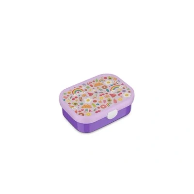 Imagen de Mepal Fiambrera Campus Bento Box para Niños Lonchera con Compartimento y Tenedor Cierre de Clip Sin BPA apta Lavavajillas 750 ml Food Fest
