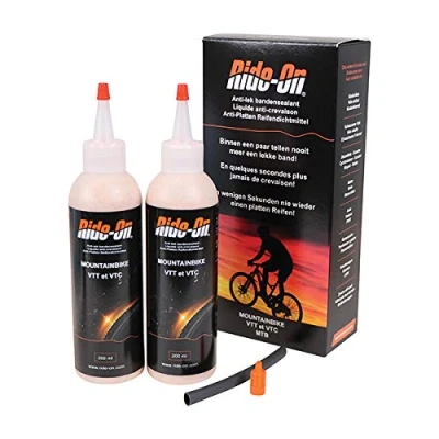 Imagen de Ride On Bike Unisex Adult Antipinchazos (2 x 200 ml), Color Rojo y marrón