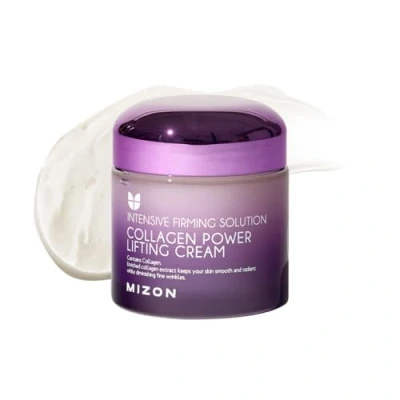 Imagen de [Mizon] Crema Power Lifting de Colágeno (75ml) Hidratante Intensivo con 75% Extracto Marino, Cosmético Coreano (Collagen Cream)