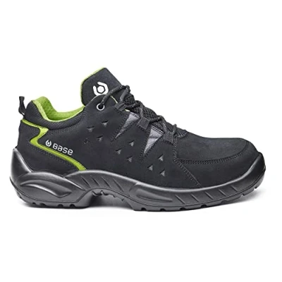 Imagen de BASE Protection Harlem Zapato de Seguridad, Talla: 47, Color: Negro/Verde, B0175BGN47