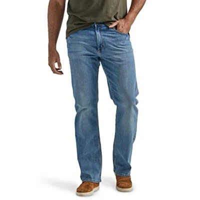 Imagen de Wrangler Authentics Jeans de Corte Bota Rela/Ed Fit Premium, Riptide, 38W/30L para Hombre