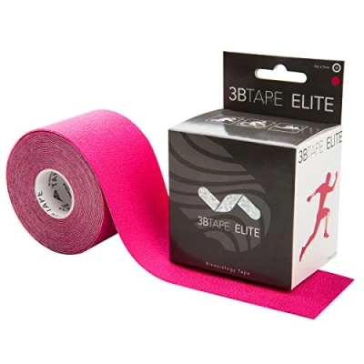 Imagen de 3B TAPE ELITE (5m x 5cm) Cinta de Kinesiología, Soporte Elástico para Músculos y Articulaciones dedicada al Deporte, Ejercicio, Recuperación Lesiones Dolor Muscular Rosa