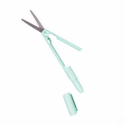 Imagen de Craftelier Herramienta de Corte 2 en 1 que Incluye Cutter con Forma Bisturí y Tijeras Fácil Utilizar e Ideal para Transportar Tamaño Aproximado 13,5 cm Color Turquesa
