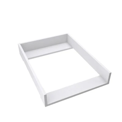 Imagen de regalik Cambiador para Hemnes, Accesorio Cómodas de 50 cm, Desmontable Cambiador, Paneles Frontales Rectos, Blanco, 72 cm x 54