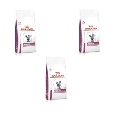 Imagen de Royal Canin Veterinary Mobility Paquete de 3 x 400 g Pienso seco para Gatos apoyar la Movilidad Complejo nutrientes Las articulaciones con mejillón Labio Verde