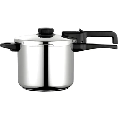 Imagen de Fagor Dual Xpress Olla a Presión 6 Litros, Inducción, Express Super Rápida, Acero Inox. 18/10, Todo Tipo Cocinas, Fondo Termodifusor, Regulador de Presión, 5 Sistemas Seguridad