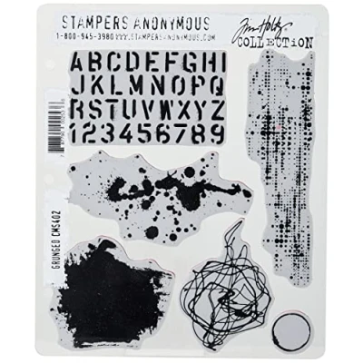 Imagen de Tim Holtz Stampers Anon CLING RBBR SELLO GRUNGED, talla única
