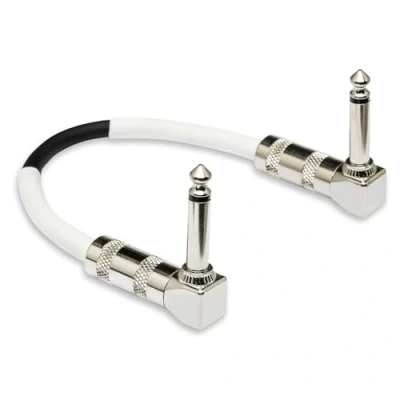 Imagen de Hosa CPE 106, Guitar Patch Cable, Right angle to Same, 6 in