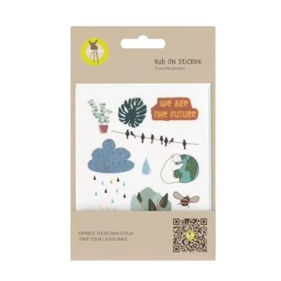 Imagen de LÄSSIG Adhesivo textil de aplicación única/pegatina Rub On Planet