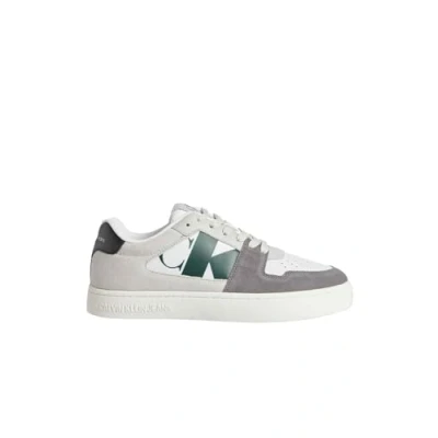 Imagen de Calvin Klein Jeans Classic Cupsole NBS Heritage YM0YM01093, Zapatillas Deportivas Hombre, Blanco (White/Mushroom/G Palm/Black), 40 EU