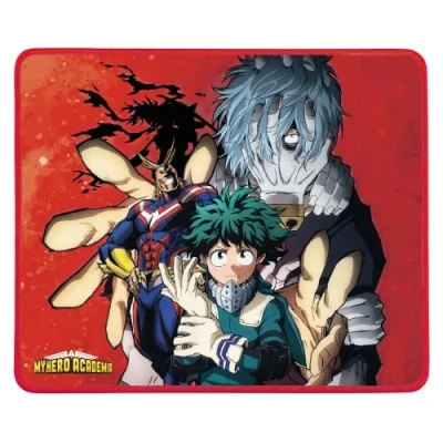 Imagen de Konix My Hero Academia Alfombrilla de ratón Gaming 32 x 27 cm Base Antideslizante Superficie Silicona 3D Amarillo