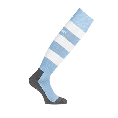 Imagen de Uhlsport Team Pro Essential Stripe Socks Calcetines, Hombre, celeste/blanco, 37 40