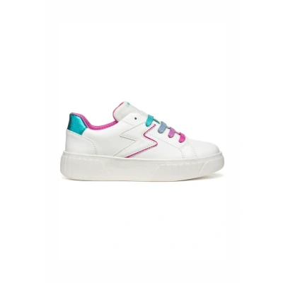 Imagen de Geox Mikiroshi Zapatillas para niños, Talla: 32, White multicolor Zapatos