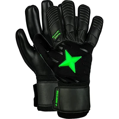 Imagen de Derbystar Optimus v23 Guantes de Portero (Talla 9,5), Color Negro y Verde
