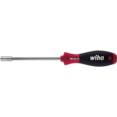 Imagen de WIHA 01476 Destornillador con portabits SoftFinish® magnético 384 1/4&#039;&#039; x 300 mm Ref. 38414300