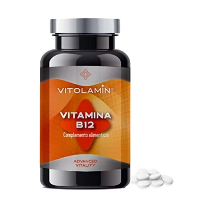 Imagen de VITAMINA B12 VITOLAMIN® 365 COMPRIMIDOS VEGETARIANOS Contribuye al metabolismo energético normal, sistema inmunológico y a la función nerviosa normal