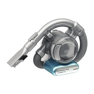 Imagen de Black+Decker Aspirador de Mano para Mascotas 14.4V, depósito 440 ml, Manguera Flexible 1.5m, Accesorio Mascotas, acción ciclónica, Carga rápida en 4 Horas, PD1420LP QW