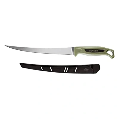 Imagen de Gerber Cuchillo filetero Con funda, Ceviche Fillet 9.0, tecnología SaltRx, Longitud de la hoja: 23,3 cm, Peso: 94 g, 31 004133