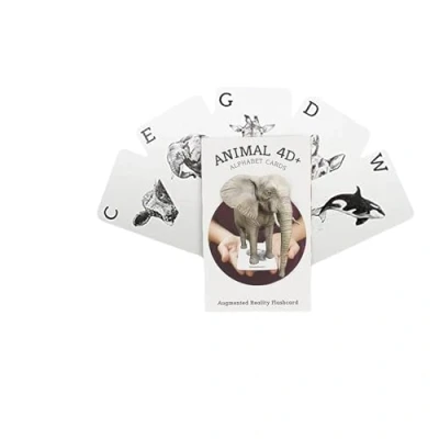 Imagen de Tarjetas Animal 4D+ de Realidad Aumentada Aprende el Alfabeto, Idioma y la Vida Silvestre con 26 Interactivas Aplicación Educativa Gratuita
