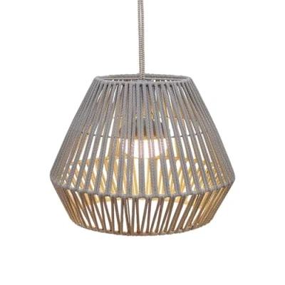 Imagen de Newgarden CONTA HANG Lámpara Colgante Sin Instalación con Bombilla LED Recargable de 900 Lúmenes y Mando a Distancia para Interior Exterior. Hasta 20H Batería. Hecha PVC sostenible en España