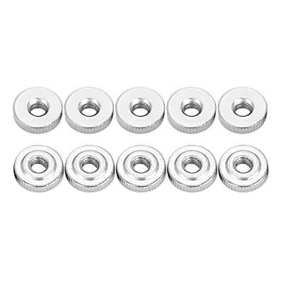 Imagen de Tuercas de pulgar Nurled, 10 piezas GB807 M3 M4 M5 M6 M8 M10 moleteadas(M5（10pcs）)